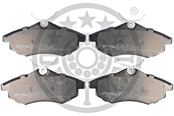 Brake Pad Set, disc brake OPTIMAL BP-88100