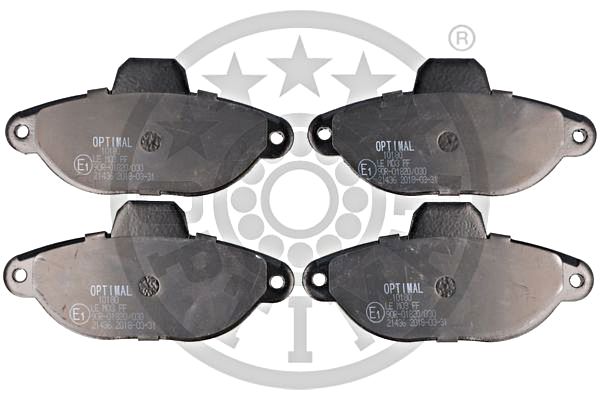 Brake Pad Set, disc brake OPTIMAL BP-10180