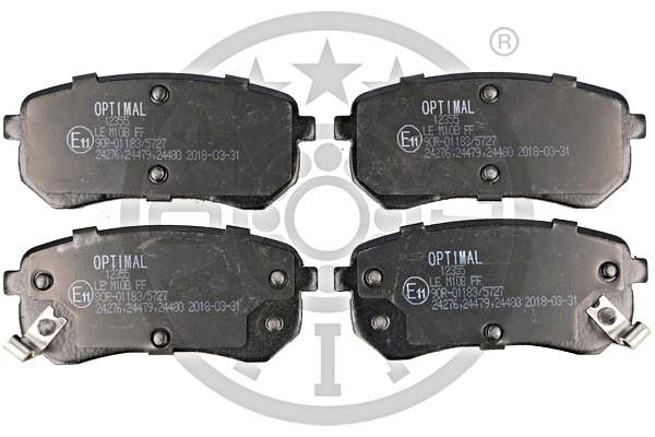 Brake Pad Set, disc brake OPTIMAL BP-12355