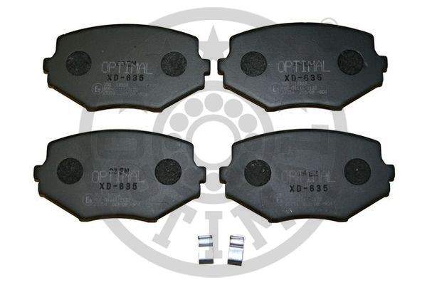 Brake Pad Set, disc brake OPTIMAL BP-12326