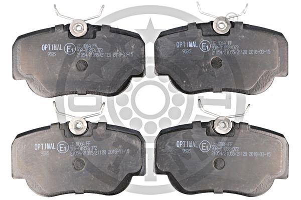 Brake Pad Set, disc brake OPTIMAL BP-09585