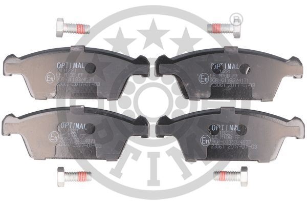 Brake Pad Set, disc brake OPTIMAL 10221