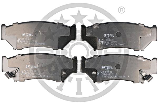 Brake Pad Set, disc brake OPTIMAL BP-09767
