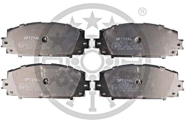 Brake Pad Set, disc brake OPTIMAL BP-12360