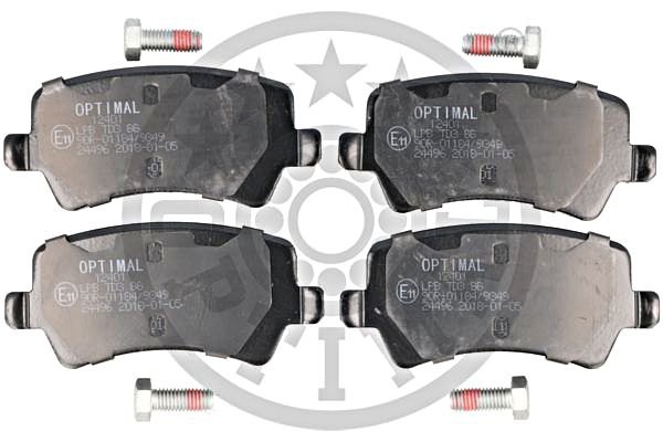 Brake Pad Set, disc brake OPTIMAL BP-12401