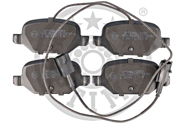 Brake Pad Set, disc brake OPTIMAL BP-12553