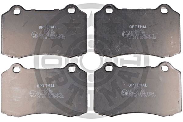 Brake Pad Set, disc brake OPTIMAL BP-12620