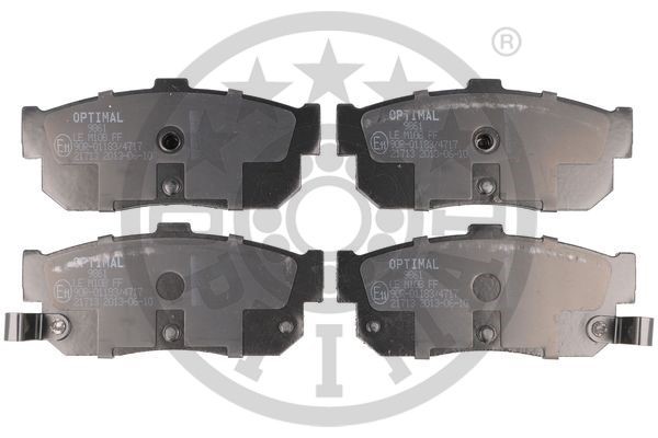 Brake Pad Set, disc brake OPTIMAL BP-09861