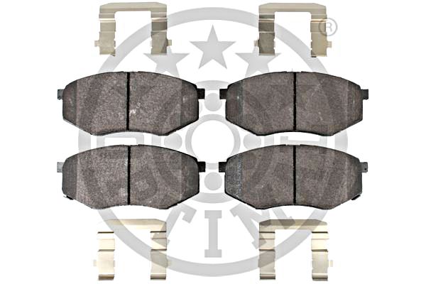 Brake Pad Set, disc brake OPTIMAL BP-12664 2