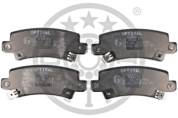 Brake Pad Set, disc brake OPTIMAL BP-12121