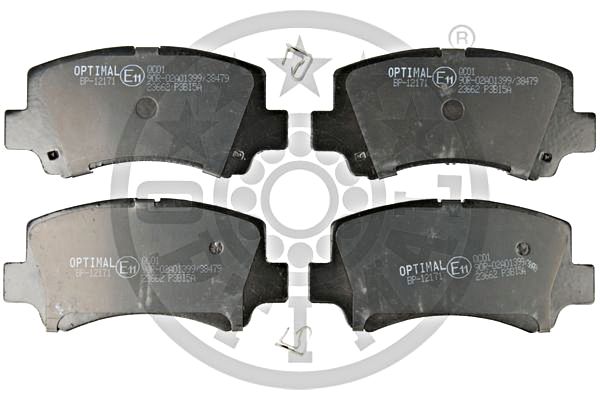 Brake Pad Set, disc brake OPTIMAL BP-12171