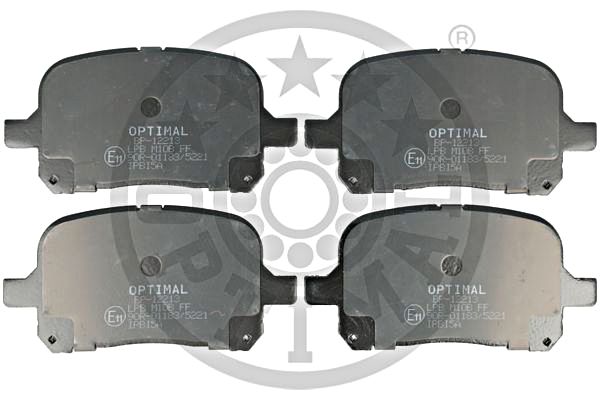 Brake Pad Set, disc brake OPTIMAL BP-12213
