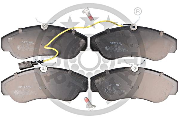 Brake Pad Set, disc brake OPTIMAL BP-10489