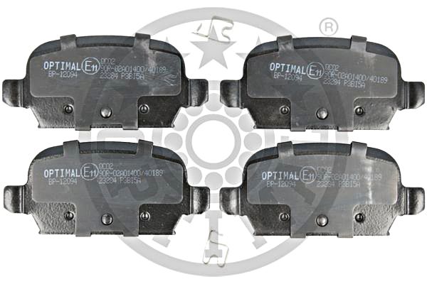 Brake Pad Set, disc brake OPTIMAL BP-12094