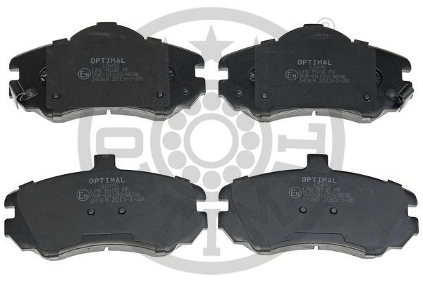 Brake Pad Set, disc brake OPTIMAL BP-12495