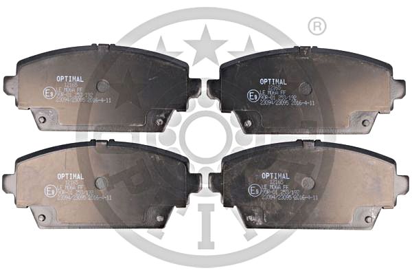 Brake Pad Set, disc brake OPTIMAL BP-12165