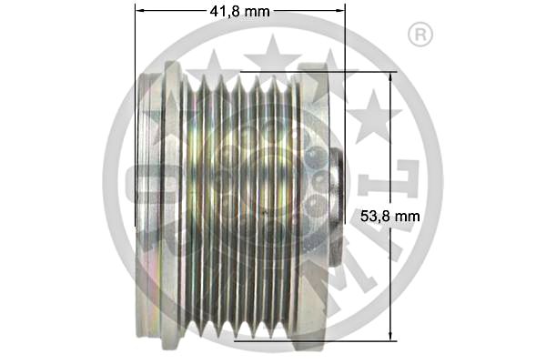 Alternator Freewheel Clutch OPTIMAL F5-1048 3