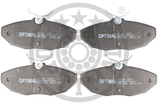 Brake Pad Set, disc brake OPTIMAL 12139