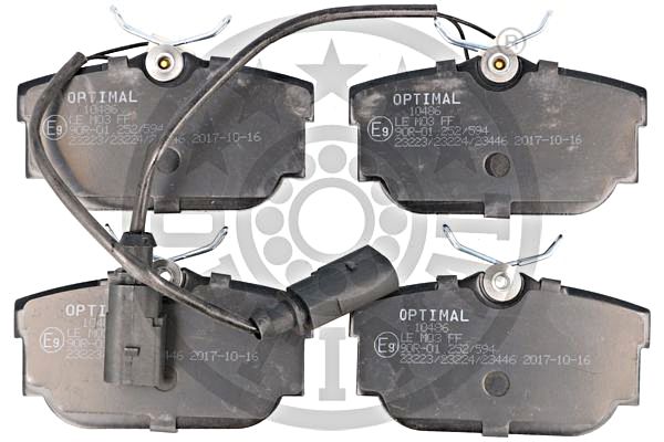 Brake Pad Set, disc brake OPTIMAL BP-10486