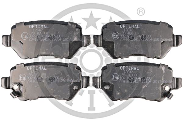 Brake Pad Set, disc brake OPTIMAL BP-12642