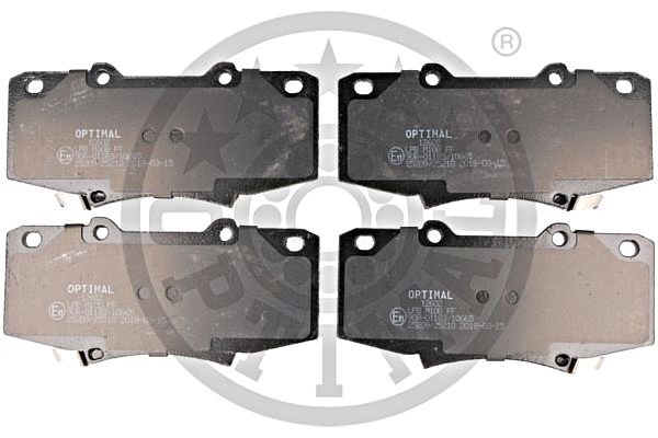 Brake Pad Set, disc brake OPTIMAL BP-12602