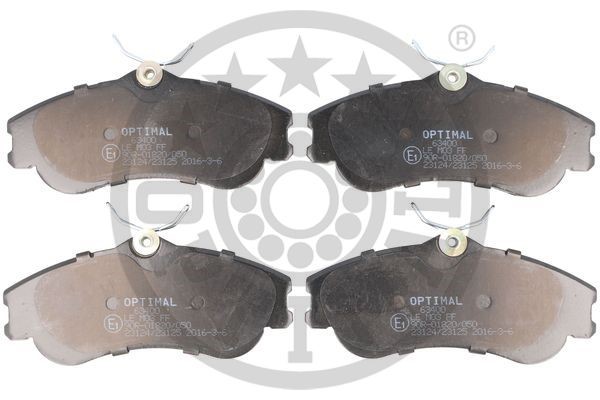 Brake Pad Set, disc brake OPTIMAL 63400