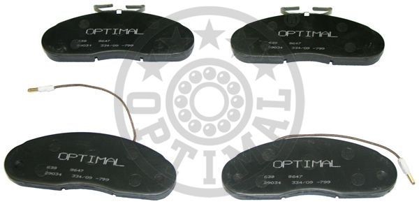 Brake Pad Set, disc brake OPTIMAL 9647