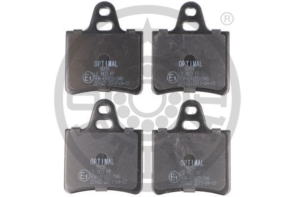 Brake Pad Set, disc brake OPTIMAL 9859