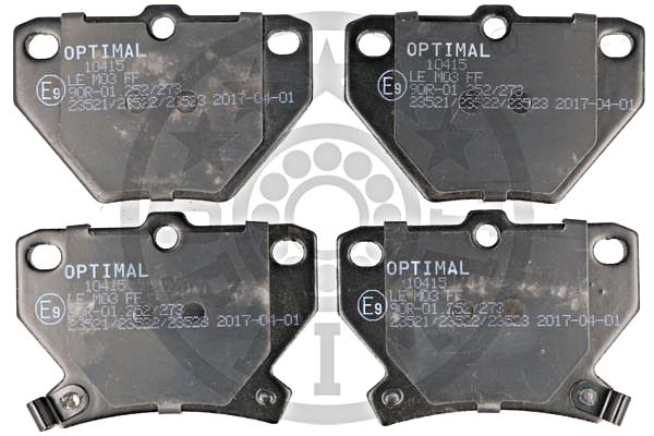 Brake Pad Set, disc brake OPTIMAL BP-10415