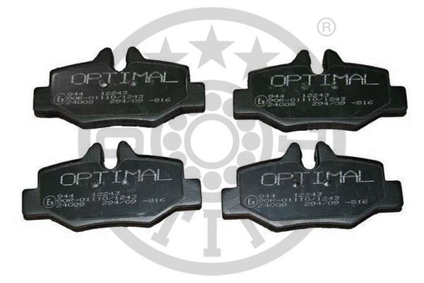 Brake Pad Set, disc brake OPTIMAL BP-12243