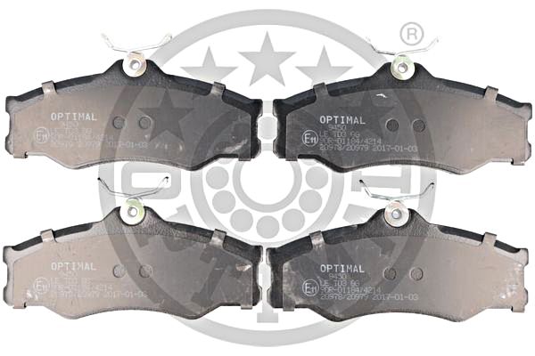 Brake Pad Set, disc brake OPTIMAL BP-09450