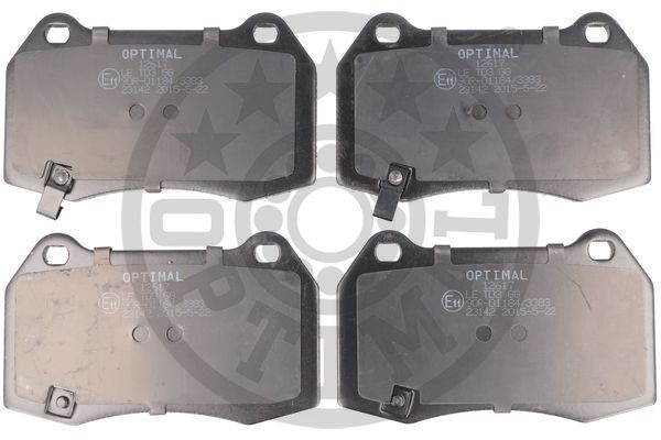 Brake Pad Set, disc brake OPTIMAL 12519