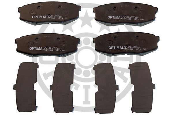 Brake Pad Set, disc brake OPTIMAL BP-12427