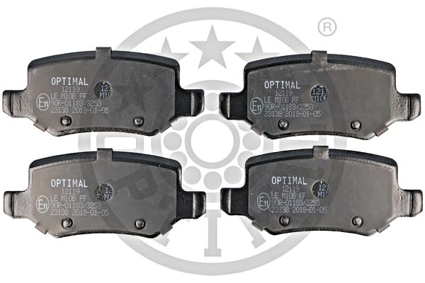 Brake Pad Set, disc brake OPTIMAL BP-12119