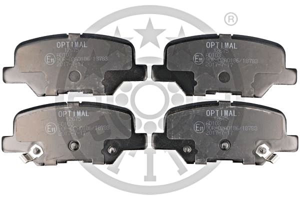 Brake Pad Set, disc brake OPTIMAL BP-12675
