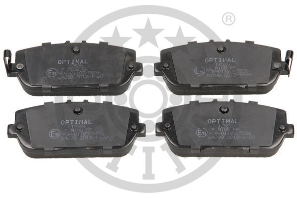 Brake Pad Set, disc brake OPTIMAL BP-12526