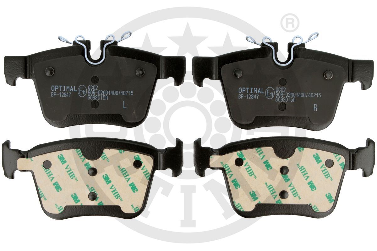 Brake Pad Set, disc brake OPTIMAL BP-12847