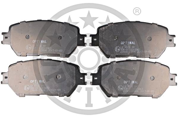 Brake Pad Set, disc brake OPTIMAL BP-12253