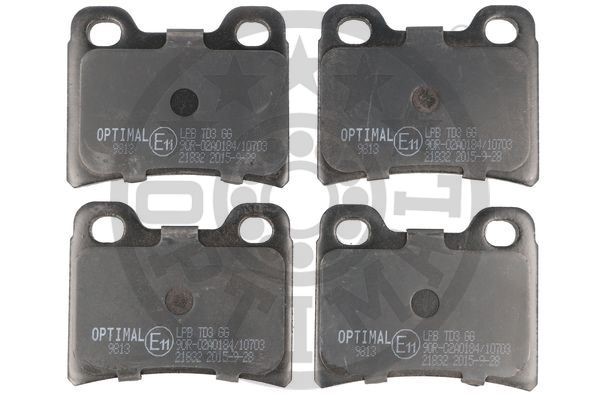 Brake Pad Set, disc brake OPTIMAL 9813