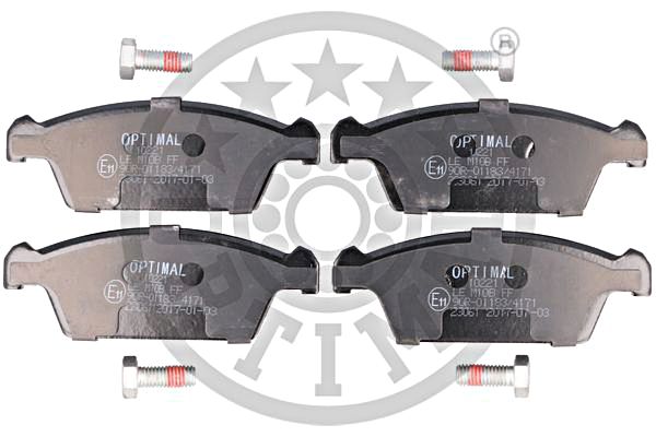 Brake Pad Set, disc brake OPTIMAL BP-10221