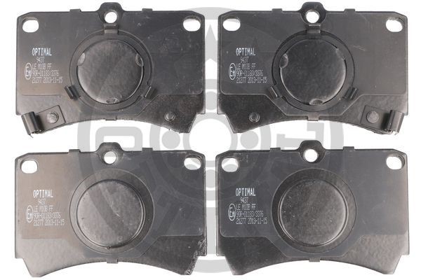 Brake Pad Set, disc brake OPTIMAL 9437