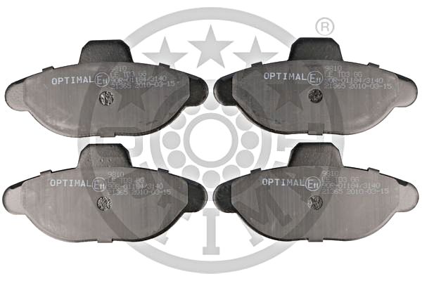 Brake Pad Set, disc brake OPTIMAL BP-09810