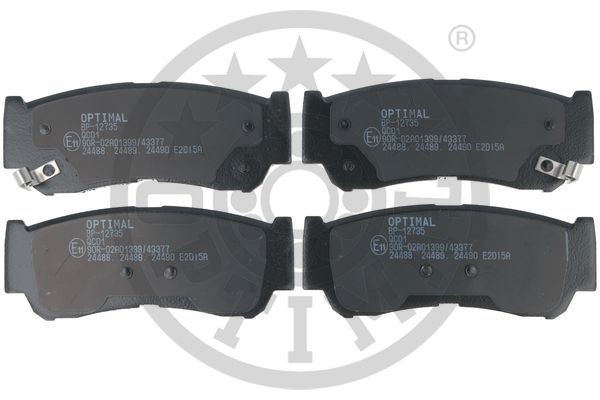 Brake Pad Set, disc brake OPTIMAL BP-12735