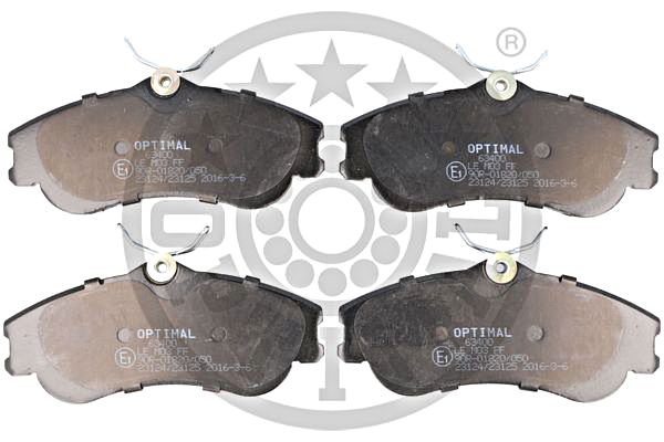 Brake Pad Set, disc brake OPTIMAL BP-63400