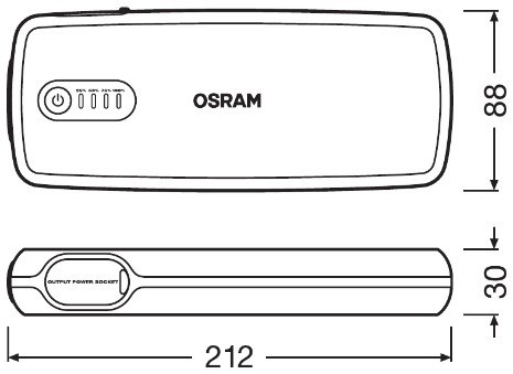 Battery Starter OSRAM OBSL400 3