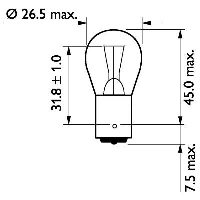 Bulb, daytime running light PHILIPS 13498MLCP 3