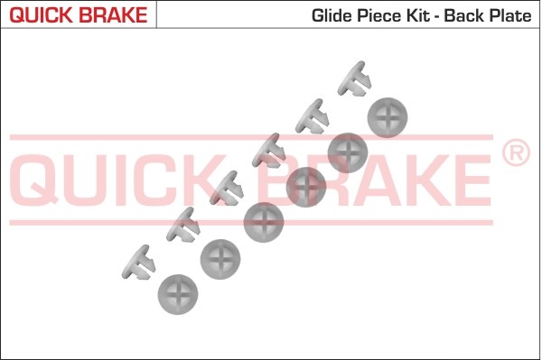 Accessory Kit, brake shoes QUICK BRAKE 6859K