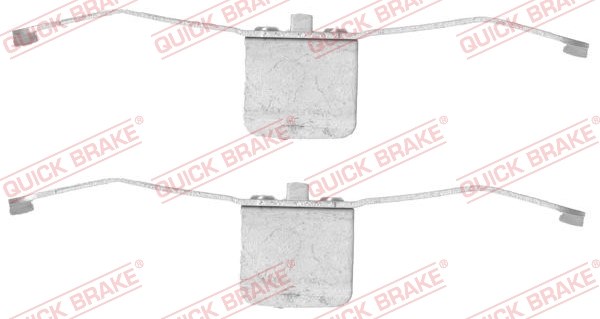 Accessory Kit, disc brake pad QUICK BRAKE 1091639