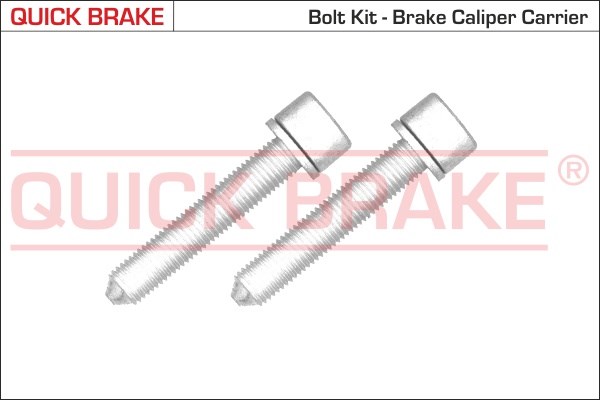 Bolt, brake caliper QUICK BRAKE 11612K