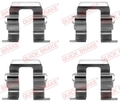 Accessory Kit, disc brake pad QUICK BRAKE 1091259